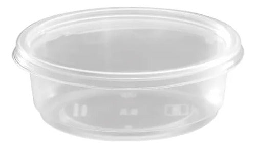 Contenedores Deli Pro-to-go Con Tapa 6 Oz X 25 Unidades Transparente
