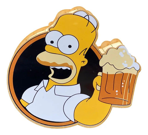 Caja Decorativa En Forma De Homero Para Regalo 26x22x8 Cm  Mdf Homero
