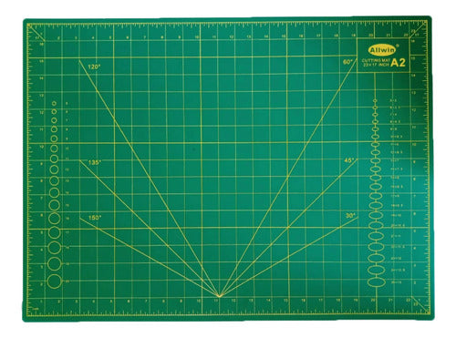Tabla Base Para Corte Tamaño A2 - 60x45 Cm Verde