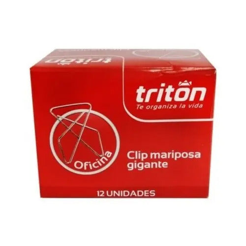 Clip Mariposa Jumbo Gigante X 36 Piezas