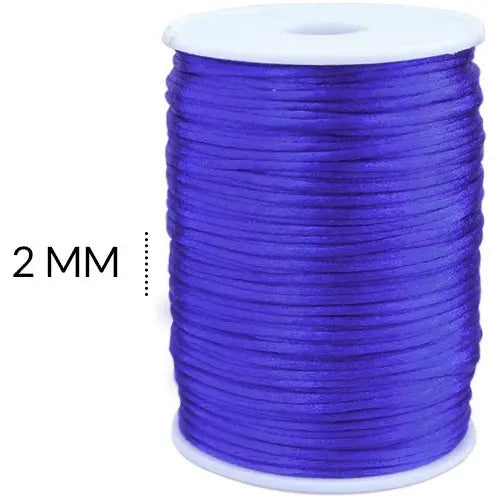 Cordón Seda 2mm X 130 Metros - 6 Rollos  Surtido
