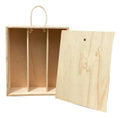 Caja Decorativa 3 Divisiones Madera Para Regalo 34x30x11 Cm  Madera Caja 3 Divisiones