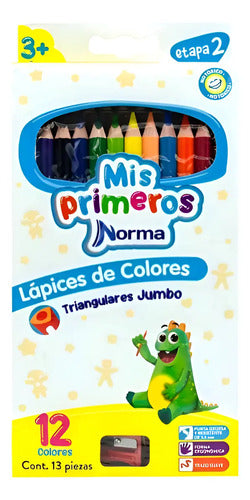 Colores Norma Jumbo X 12 Pcs Colores