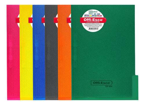 Carpeta Oficio Plástica Gancho Legajador Offi-esco Disponibilidad