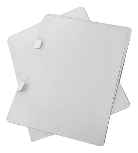 Carpeta Presentación Carta Blanca X 100 Unidades Blanco