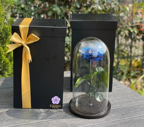 Rosa Preservada Cúpula Vidrio Y Caja Regalo  Segun Disponibilidad
