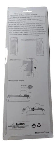 Mini Cortador De Papel A4 Guillotina Manual Portátil