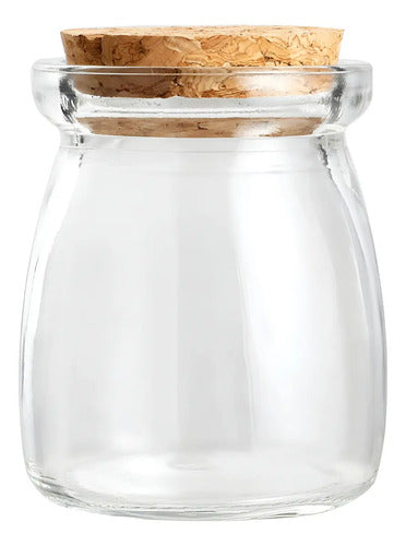 Frasco Envase De Vidrio 100ml Con Corcho  X 12pcs