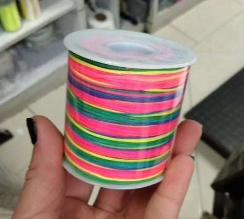 Hilo Chino 0.8mm X 90 Mts Multicolor Para Bisutería Manillas