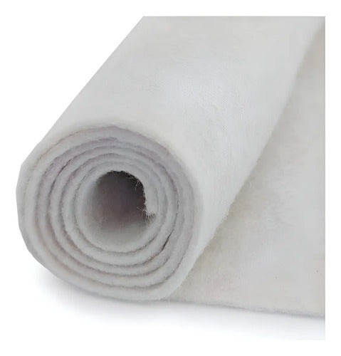 Tela De Fieltro Blanco 100 X 70 Cm Blanco