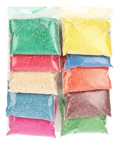 Aserrín Manualidad Escolar Colores Surtidos  X 12
