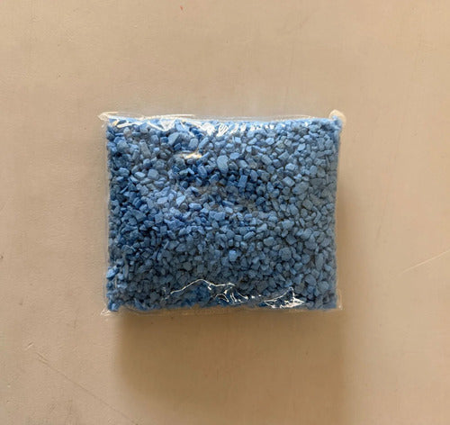 Piedra Artificial Para Manualidades Escolar 470gr Azul