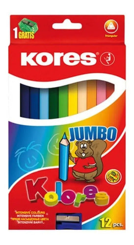Colores Kores Jumbo X 12 Pcs