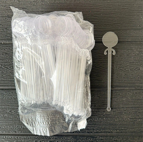 Mezclador Plastico Coctel Eco X 500 Unidades Transparente