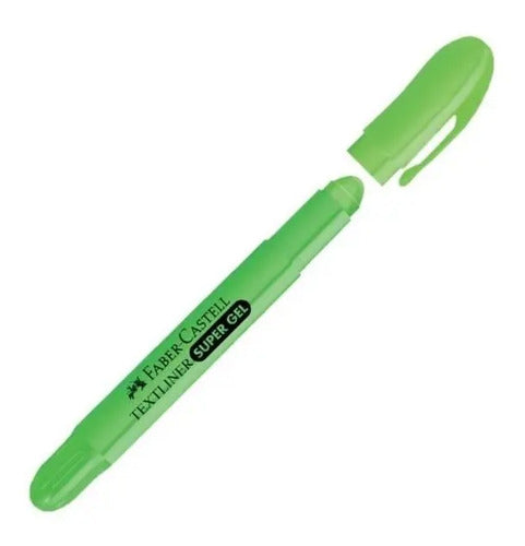 Resaltador Super Gel Faber Castell Verde