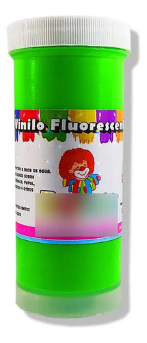 Vinilo Acrílico Payasito Fluorescente 125 Gr Surtido X 4  1