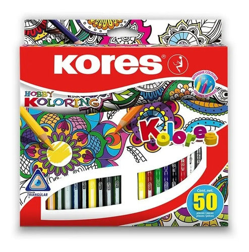 Color Kores Triangular X 50 Pcs