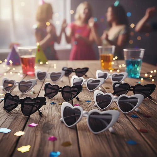 Gafas Para Eventos, Fiestas O Bodas Corazón X 10 Unidades