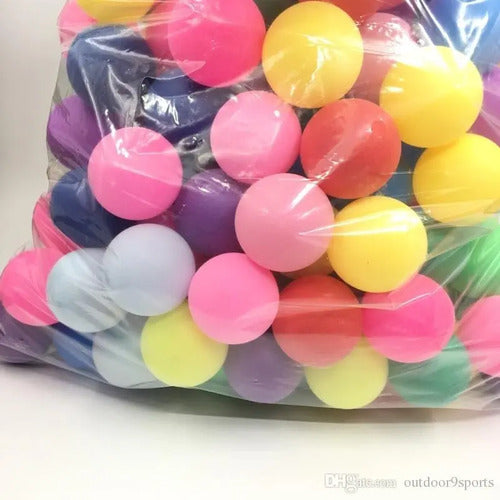Pelotas De Ping Pong Colores Surtidos X 100 Unidades