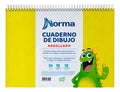 Cuaderno De Dibujo Argollado Norma 36 Hojas Blanco