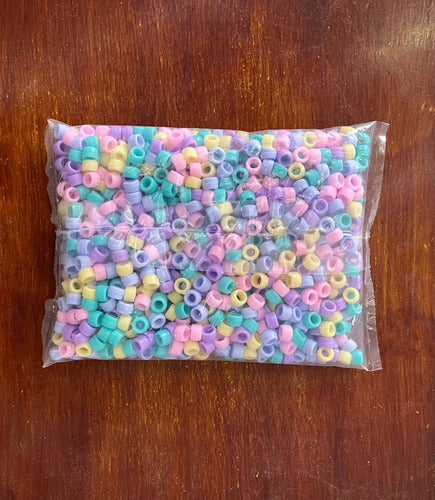 Chaquiras Pepas Bisutería Colores Pastel 8.8mm - 1.000und