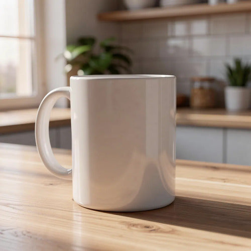 Mug Blanco Para Sublimación 11 Onzas X 6 Unidades Blanco Mug
