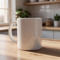 Mug Blanco Para Sublimación 11 Onzas X 6 Unidades Blanco Mug