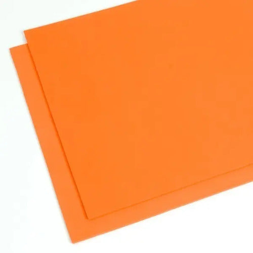 12 Pcs Papel Foami Fomi Pliego Naranja