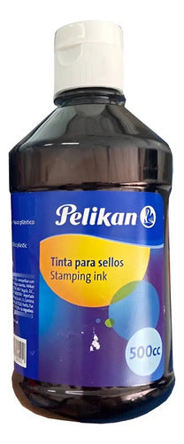 Tinta Sellos Negra Pelikan 500ml Negro