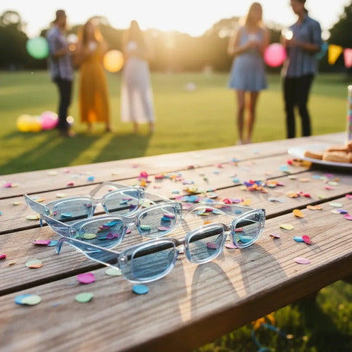 Gafas Para Fiestas Revelacion De Genero X 10 Unidades