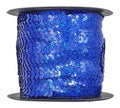 Rollo Cinta Azul Decorativa Lentejuelas X 90 Mts