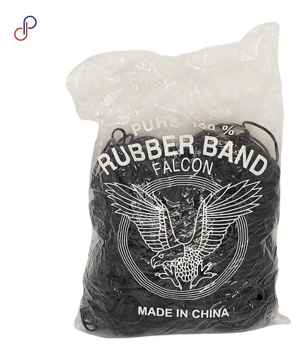 Bandas Elásticas Caucho Siliconado Negro 500g Negro