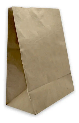 Bolsa Papel Kraft Sin Manija 90gr 40x30x23cm X 50 Unidades Kraft Gigante