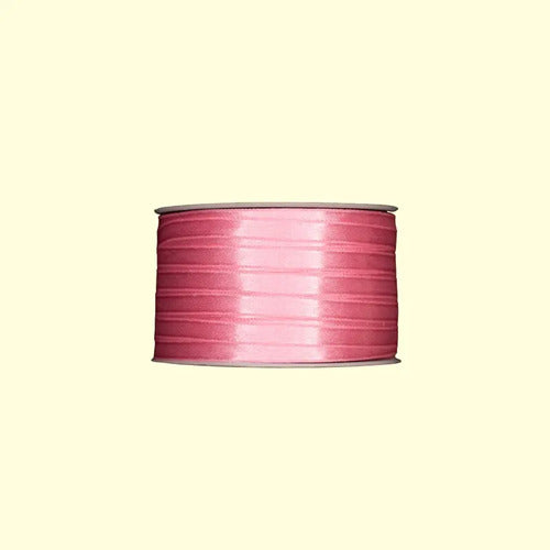 Cinta Rosado Medio Raso Tela Satín Moños 100 Mts X 7mm Verde