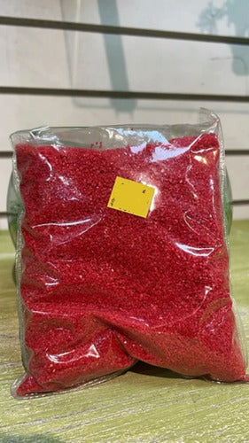 Arena Artificial Manualidades Rojo X 500gr Rojo