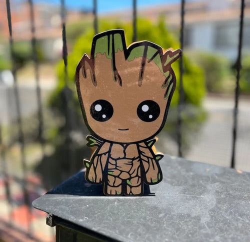 Caja Decorativa En Forma De Groot Regalo 19x10x6 Cm  Mdf Groot
