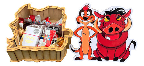 Regalo Ancheta Timón Y Pumba Del Rey León
