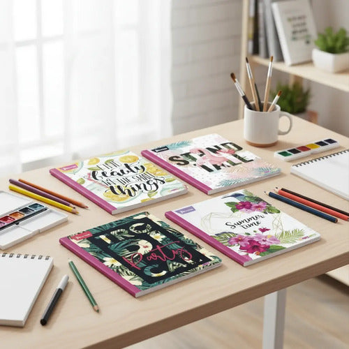 Cuaderno Grande Cosido Rayado 100 Hojas X 50 Unidades