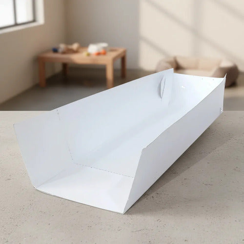 Caja Carton Blanca Porta Perro 17cm X 50 Unidades Blanco