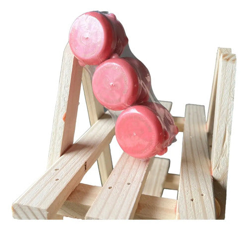 Pintura Pinta Caritas Pintucarita Color Rosado X 6 Pcs