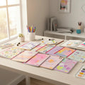 Cuaderno Stickers Cosido Rayado 100 Hjs X 12 Unidades