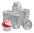 Molde Aluminio Con Tapa  Cupcake Muffin X 12 Unidades Plateado