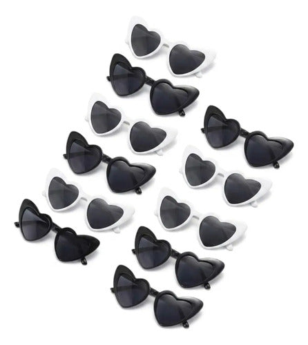 Gafas Para Eventos, Fiestas O Bodas Corazón X 10 Unidades