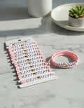 Pulsera Manillas Despedida De Soltera/damas De Honor X12pcs Rosa 6 Cm