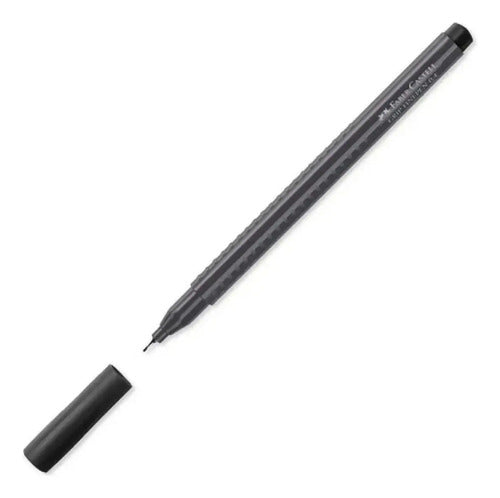 Micropunta Grip Fine Faber Castell Negro X10 Und