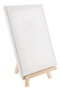 Lienzo Mini Con Caballete 24x30 Cm Blanco