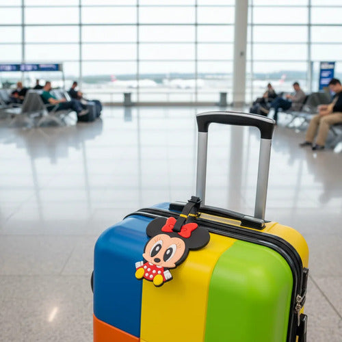 Identificador Tag Maletas Muñecos Disney X 12 Unidades