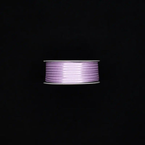 Cinta Lila Raso Tela Satín Moños 100 Mts X 3mm Lila