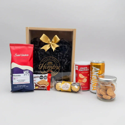 Regalo Ancheta Con Café Dia Del Hombre