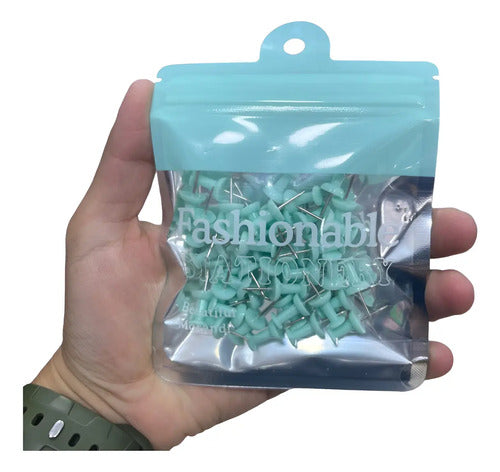 Chinches Tachuelas Colores Pastel X 45 Pcs